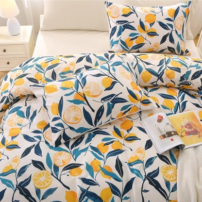 Lemon Blossom Bed in a Bag King 7 Pieces