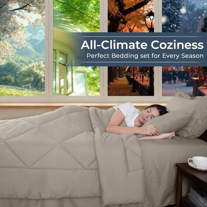 7 Piece Queen Comforter Set