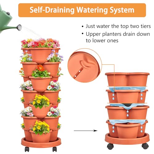 7 Tier Vertical Garden Planter (7 Count)