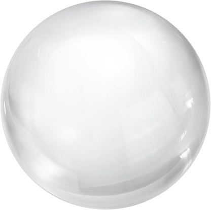 uxcell 50mm/2" Crystal Sphere Ball Glass Solid Decorative Sphere Crystal Ball Prop Ornament for Feng Shui Divination Fortune Telling Tabletop Fountain Decoration, Clear