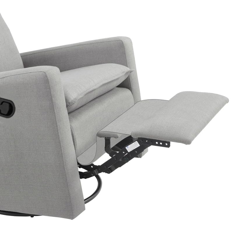 Uptown Upholstered Swivel Glider and Recliner Nursery Chair