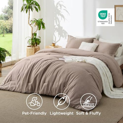 Khaki King Size Comforter Set