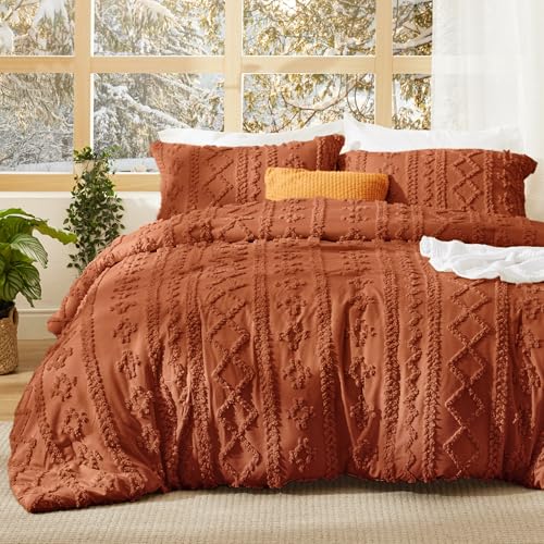 Tufted Boho Comforter Set King Size