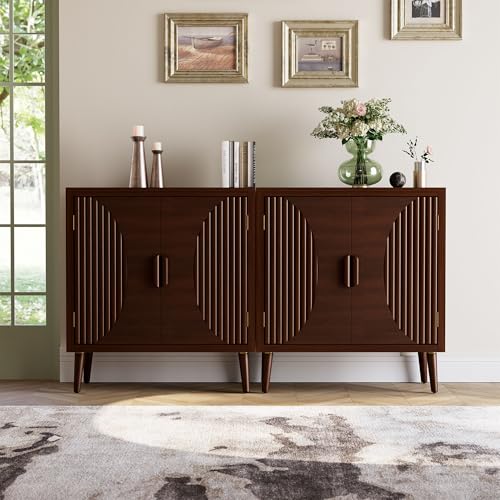Set of 2 30" Storage Sideboards with Doors (2 Count)