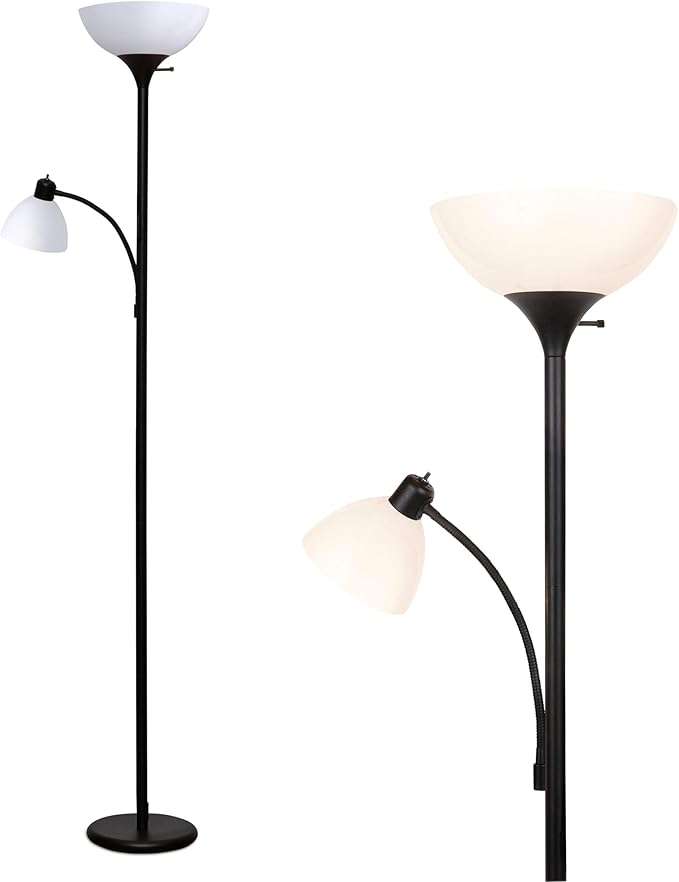 Brightech Sky Dome Plus LED Floor lamp, Torchiere Super Bright Floor Lamp