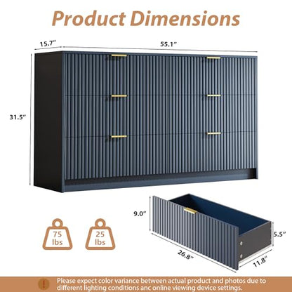 6 Drawer Dresser for Bedroom