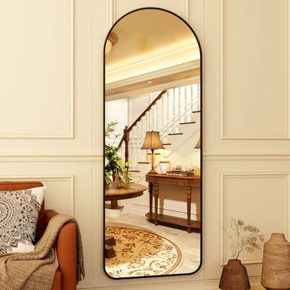 64"x21" Arched Full Length Mirror Floor Mirrors