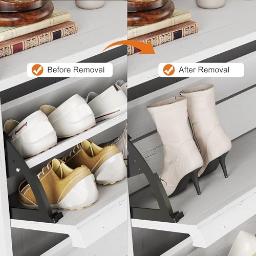 Shoe Cabinet with 2 Flip Drawers