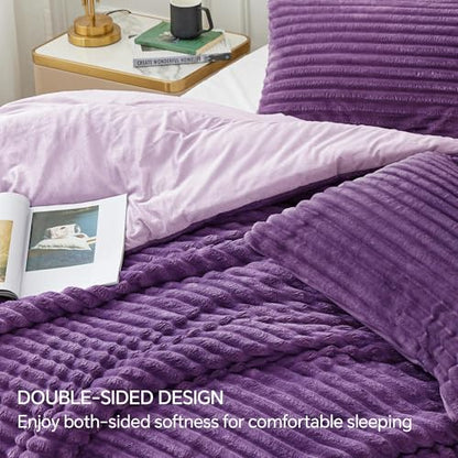 Fleece Full Comforter Set
