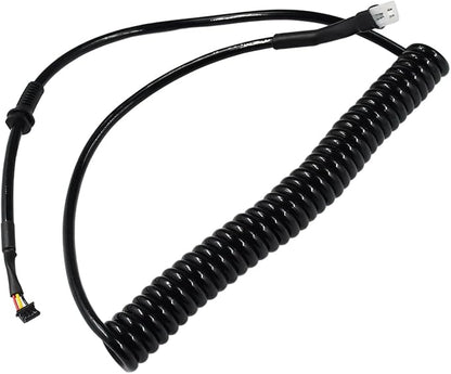 Snow Plow Handheld Controller Cable Cord Compatible with Western Fisher Fleet Flex 96464 9 Button 4-Pin Straight Blade Handheld Controller Cable Cord 96464