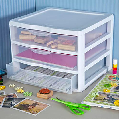 12 Pack Wide 3 Drawer Unit (12 Count)