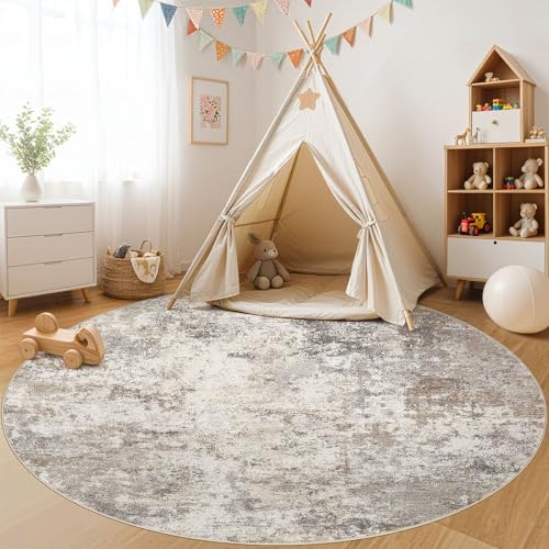 8ft Round Area Rug Living Room Rugs