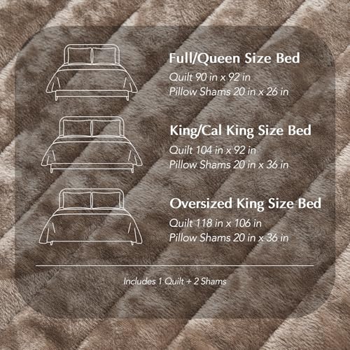Stripe Channel Luxury Velvet Quilt Set Queen Size