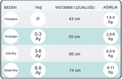 Woombie Original Baby Swaddling Blanket - Soothing, Cotton Baby Swaddle with Zipper - Wearable Newborn Blanket, Summer Waves, 5-13 lbs