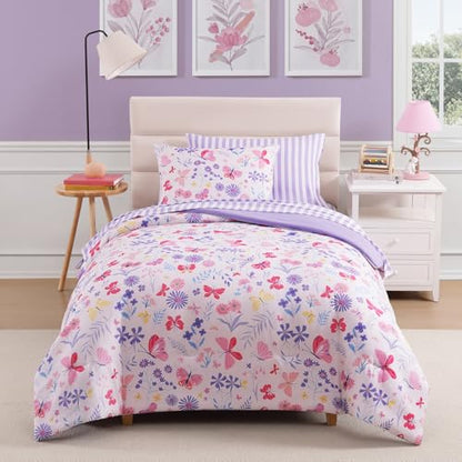Twin Comforter Set with Sheets for Girls (5 Count)
