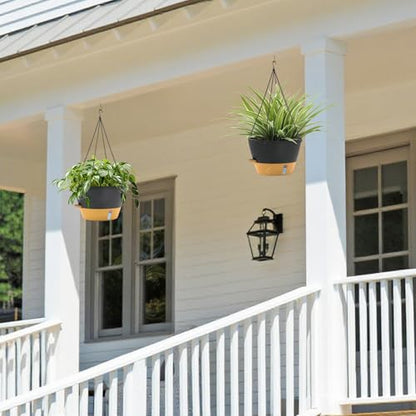 3 Pack 12 Inch Hanging Planters for Indoor Plants (72 Count)