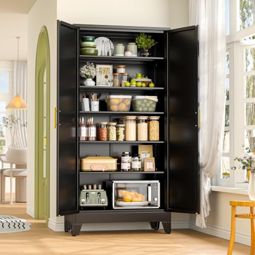 75.2" Tall Metal Storage Cabinet
