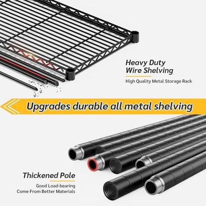 6 Tier Storage Shelves (2 Count)