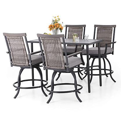Outdoor Counter Height Table & Chairs (5 Count)