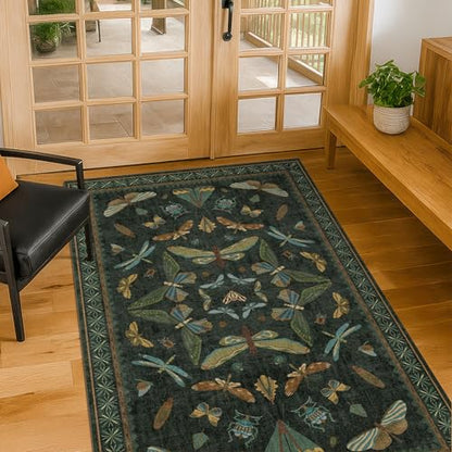 Washable 3x4 Rugs for Entryway (12 Sq Ft)