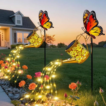 Solar Garden Lights Outdoor Decor (2 Count)