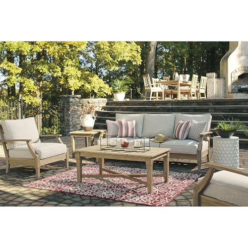 Clare View 1 Piece Eucalyptus Outdoor Sofa