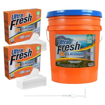 6X Platinum 5 Gal Laundry Detergent (640 Fl Oz)