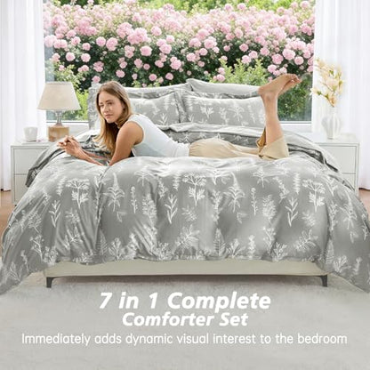 Silver Grey Full Comforter Set