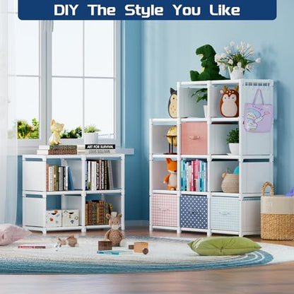 Book Shelf 18 Cube Storage Organizer (18 Count)