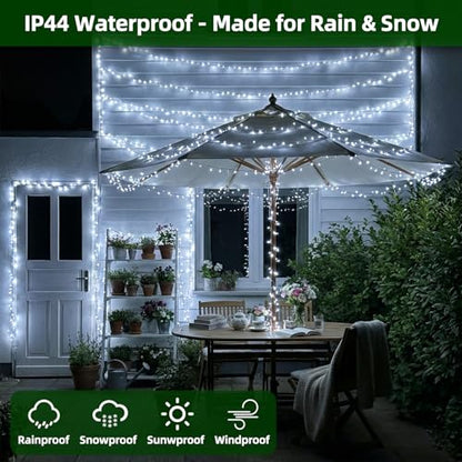 750 LED 240FT Christmas String Lights (240 Foot)