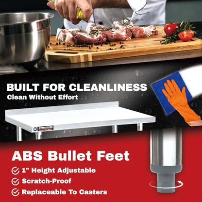 NSF Stainless Steel Table