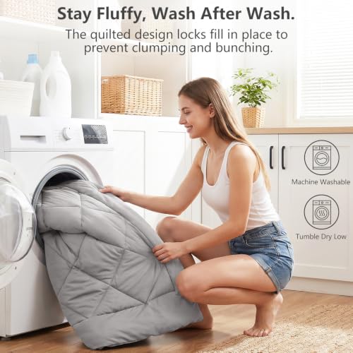Full Size Comforter Sets French Grey