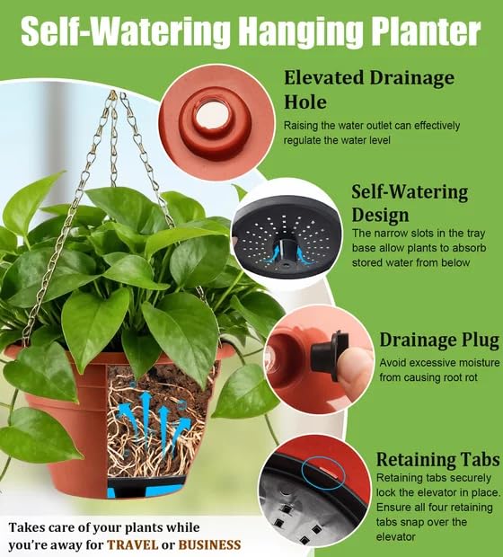 Hanging Planters 11 Inch (3 Count)