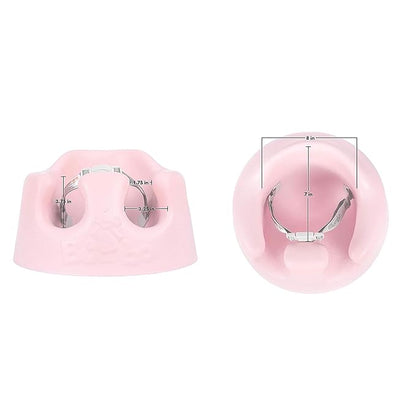 Bumbo Baby Infant Soft Foam Comfortable Support Wide Floor Seat with 3 Point Adjustable Harness for Ages 3 to 12 Months, Cradle Pink