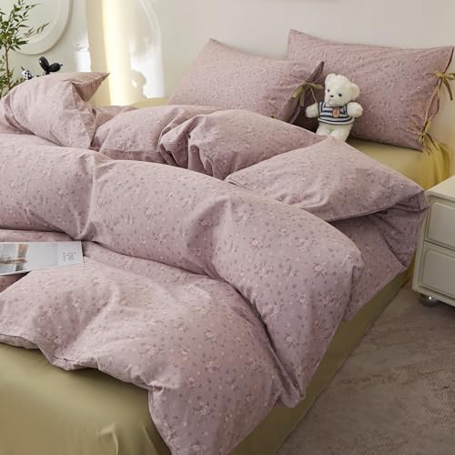 Purple Floral Comforter Set Twin XL