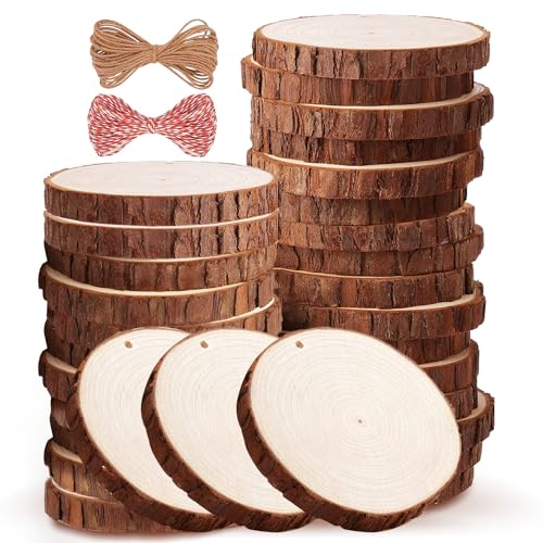 Wood Slices 30 Pcs 2.4 (30 Count)