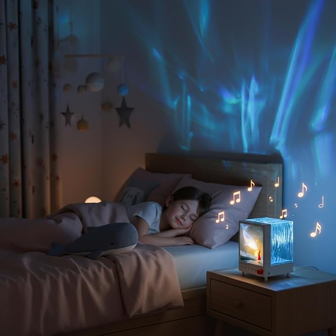 Northern Lights Projector Bluetooth: Ocean Wave Projector Light