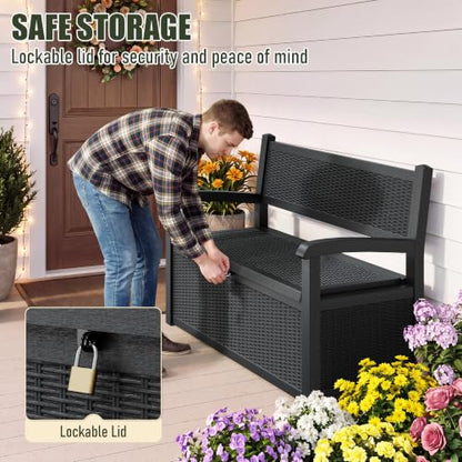 80 Gallon Outdoor Storage Bench