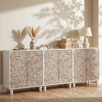 Set of 3 32" Accent Storage Cabinets (3 Count)