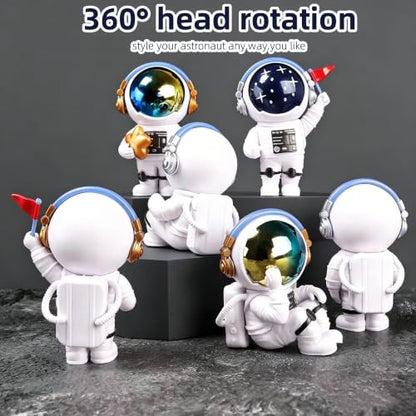 Gradient Astronaut Figurines Statue Set of 3 (3 Count)