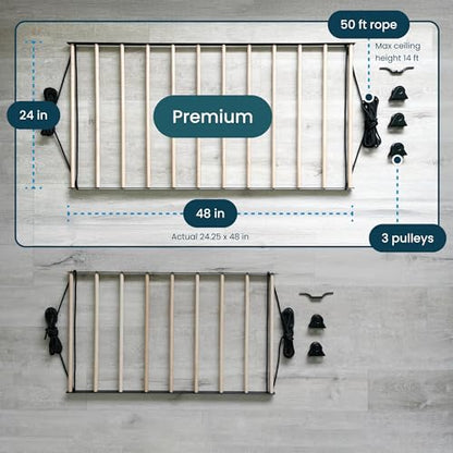 Ceiling Laundry Drying Rack w