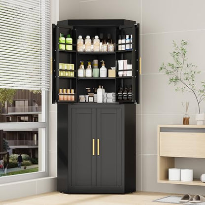 Farmhouse Corner Cabinet