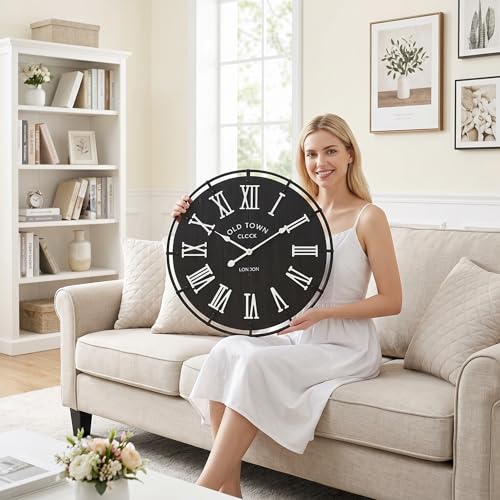 24 Inch Vintage London Style Wall Clock