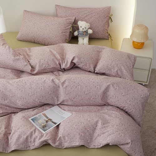 Purple Floral Comforter Set Twin XL