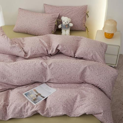 Purple Floral Comforter Set Twin XL