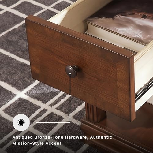 Breegin Narrow Chairside End Table