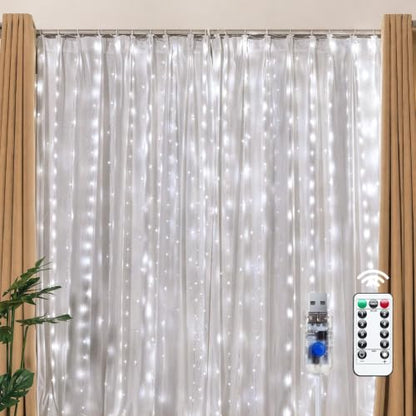 300 LED Fairy Curtain Lights