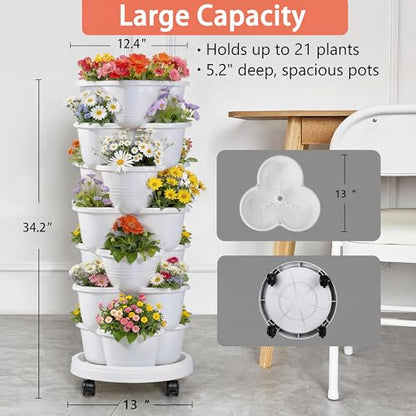 7 Tier Vertical Garden Planter (7 Count)