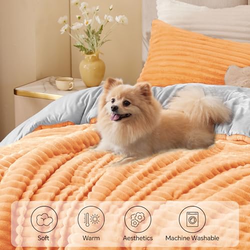 Fleece Queen Comforter Set