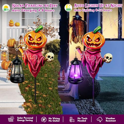 Halloween Decorations Outdoor Solar Lights